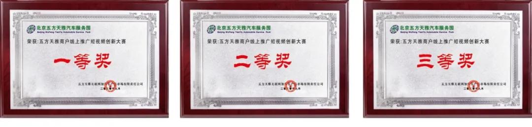 五方天雅“炫出精彩”短视频创新大赛评选活动结果公示