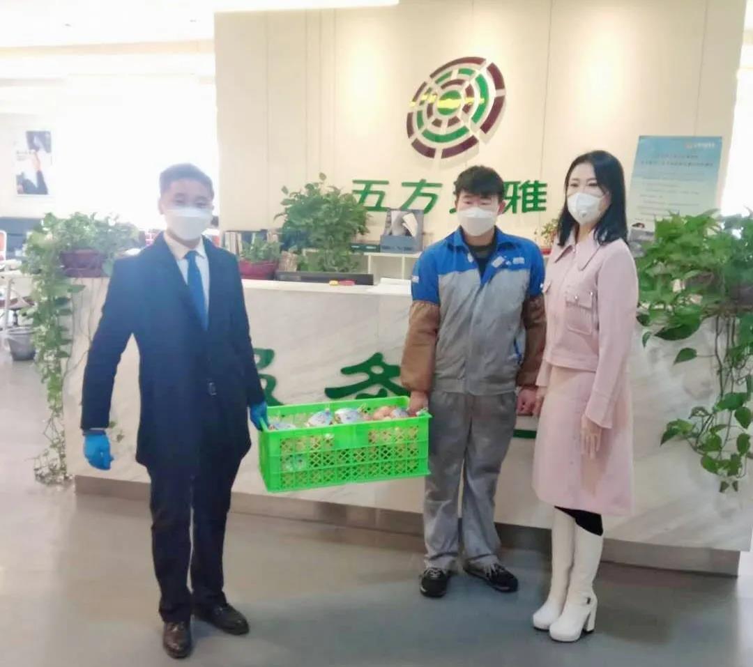 疫情无情人有情！五方天雅与商户一家亲