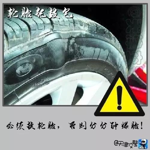 交警提醒：出现这8种情况，再不换轮胎就是玩命！！