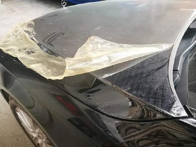 为什么劣质隐形车衣撕下时会留胶？