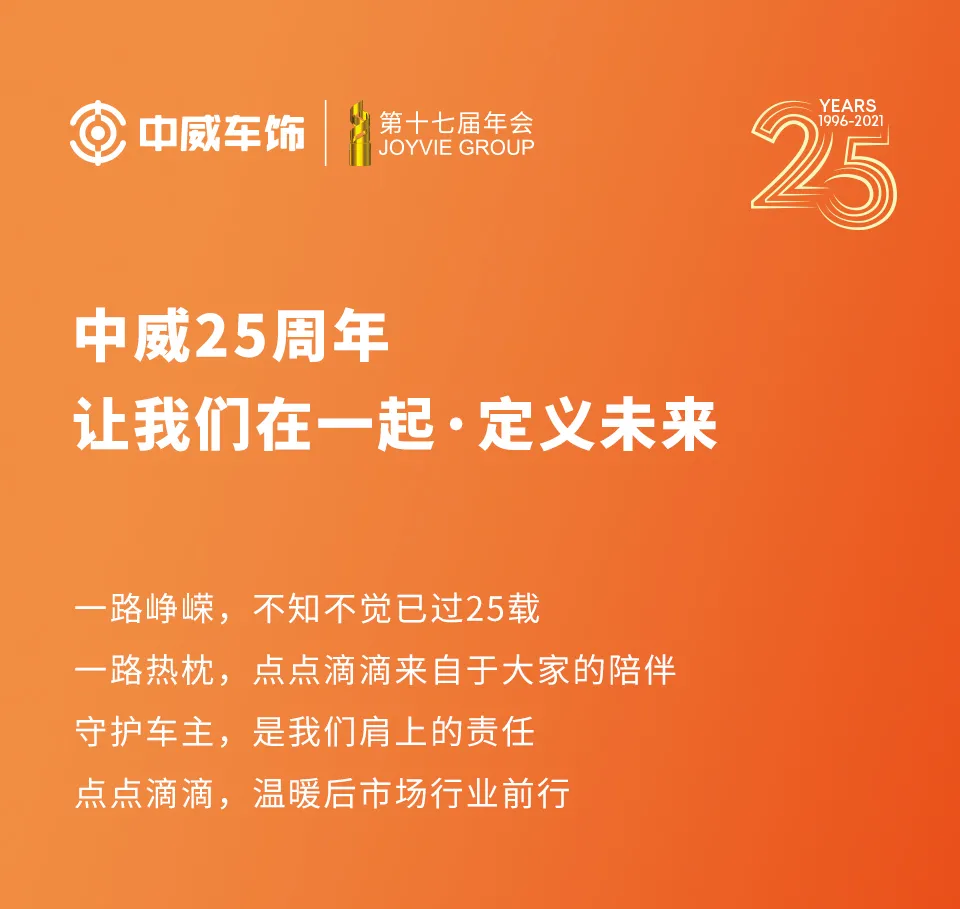 倒计时5天 | 中威25周年庆典，他们想说....