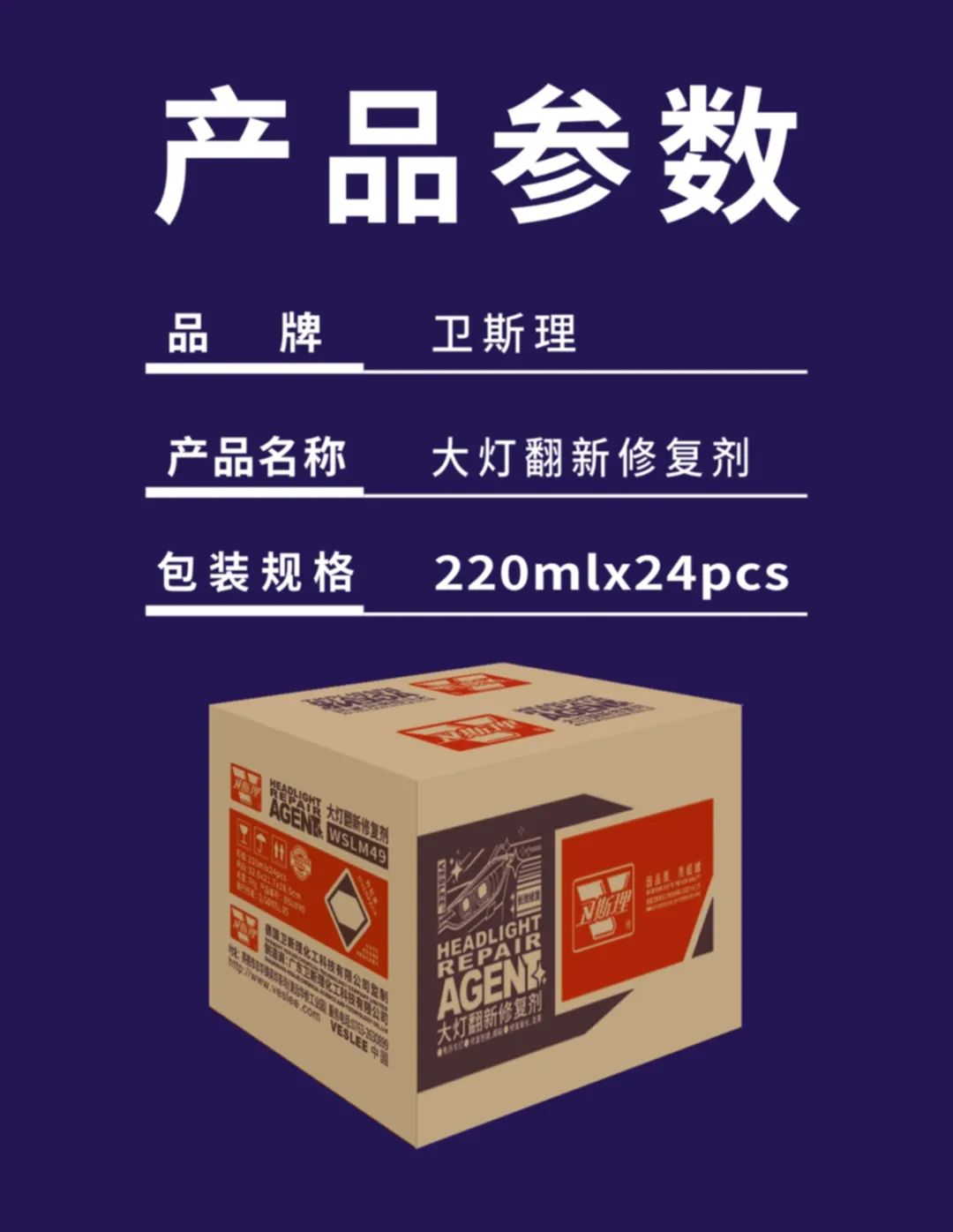 化腐朽为神奇，卫斯理大灯翻新修复剂