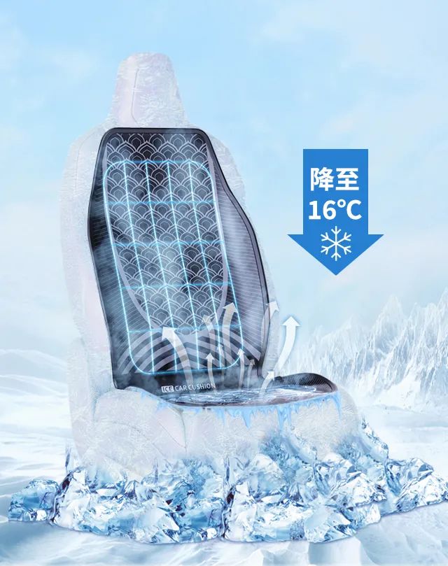 爱奇丽 | 新品推荐-iLIKE F1车载制冷坐垫