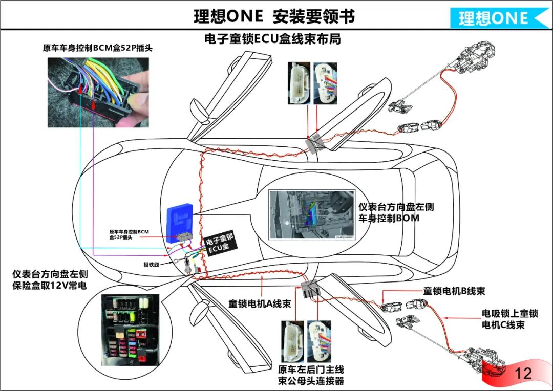 理想ONE带电子童锁电吸门安装要领书