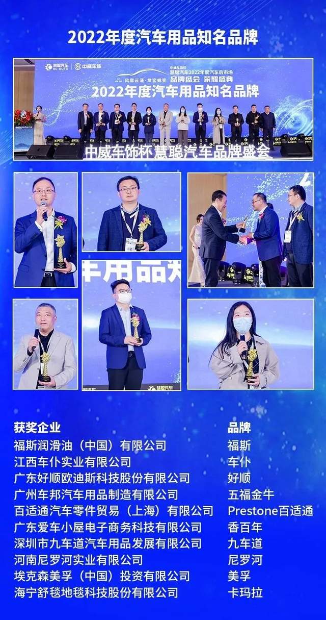 聚力前行！中威车饰杯慧聪汽车2022年度汽车后市场品牌盛会荣耀盛典隆重召开