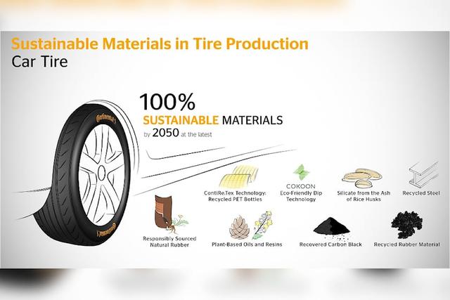 大陆集团承诺到 2050 年使用再生塑料和橡胶制造轮胎