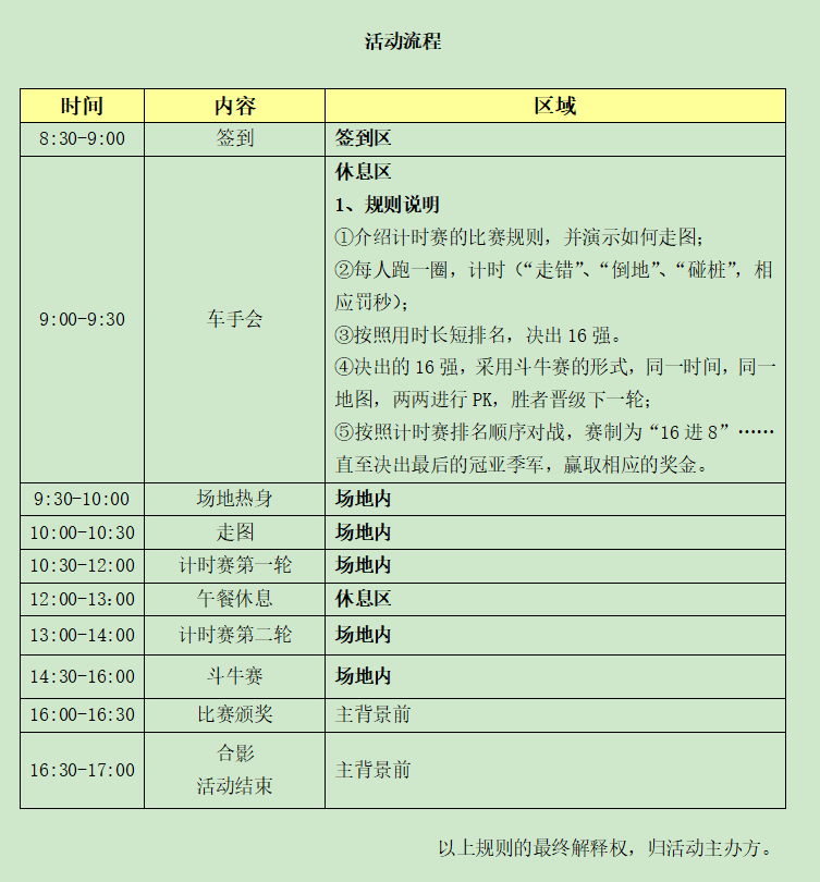 西洽会金卡纳技巧绕桩赛报名通道开启！