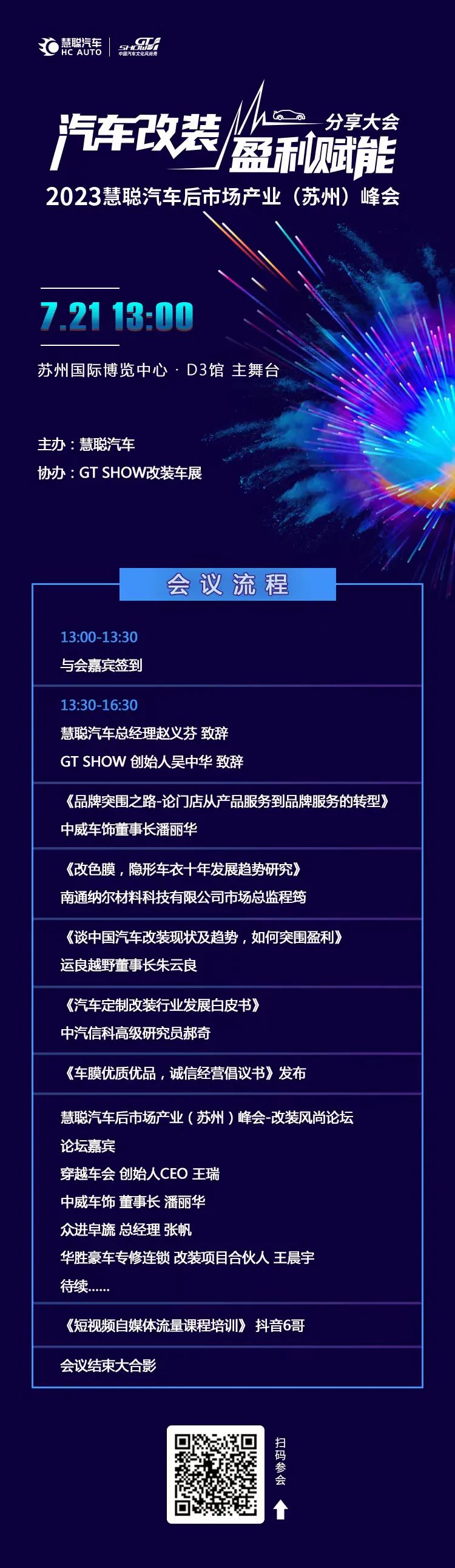 汽车改装盈利赋能分享大会暨2023慧聪汽车后市场产业（苏州）峰会内容大揭秘！