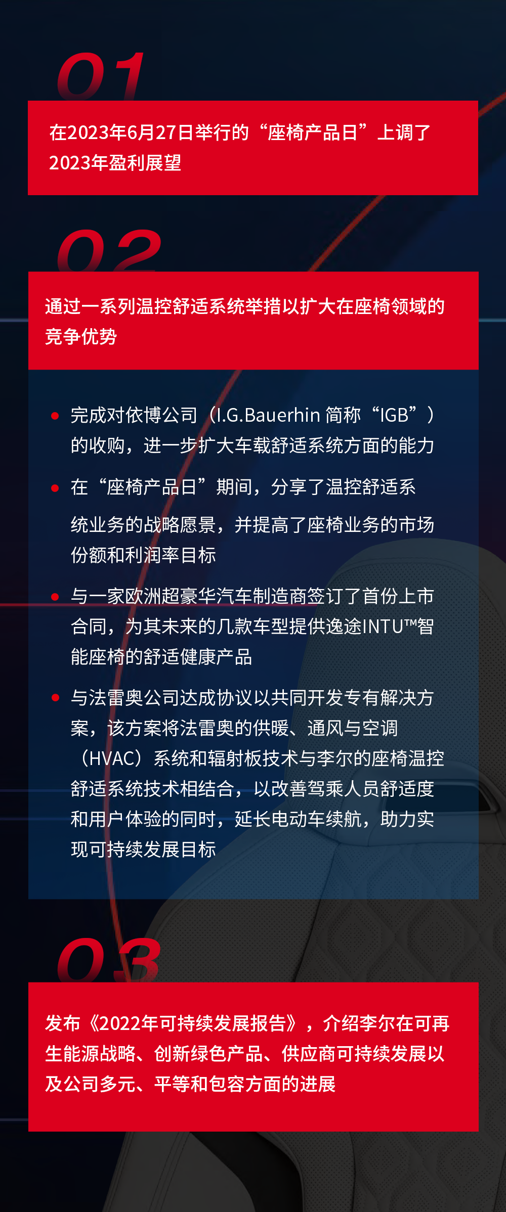 李尔公司公布2023年第二季度财报