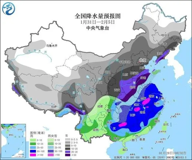 春运期间将遇大范围持续性雨雪冰冻天气，自驾返乡要谨慎 