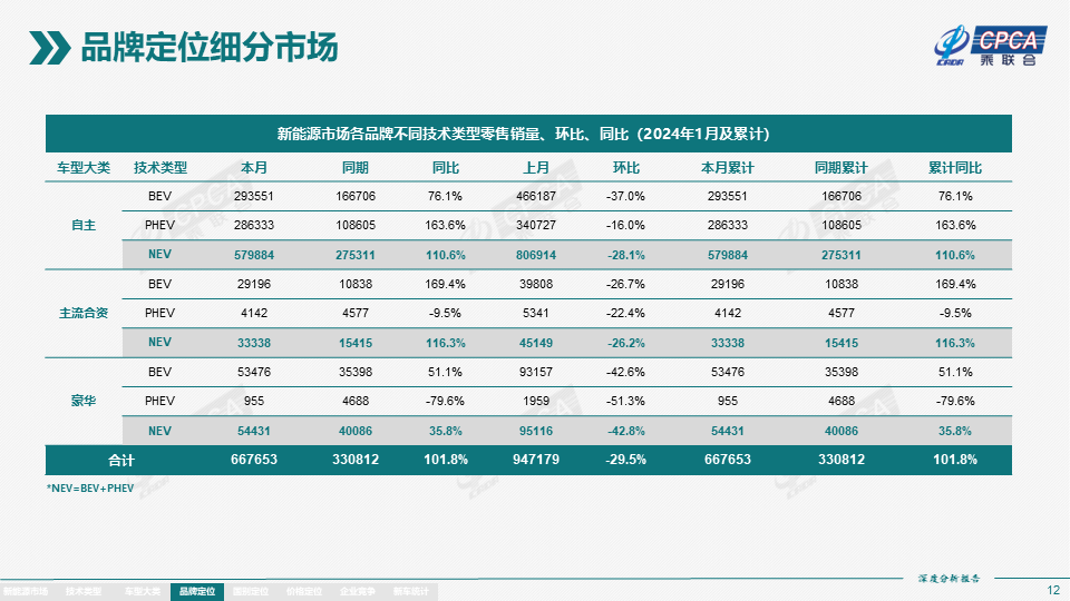 协会发布 | 2024年1月份全国新能源市场深度分析报告