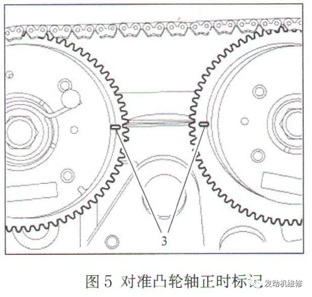 2013-～2018年道奇酷威2.4L发动机正时校对方法